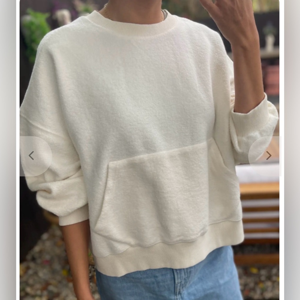 Le Bon Shoppe French Terry Poche Sweatshirt